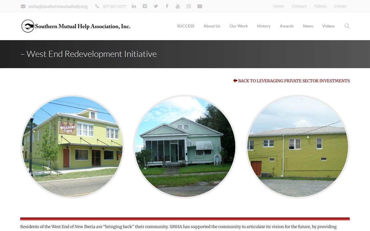 West End Redevelopment Initiative in New Iberia