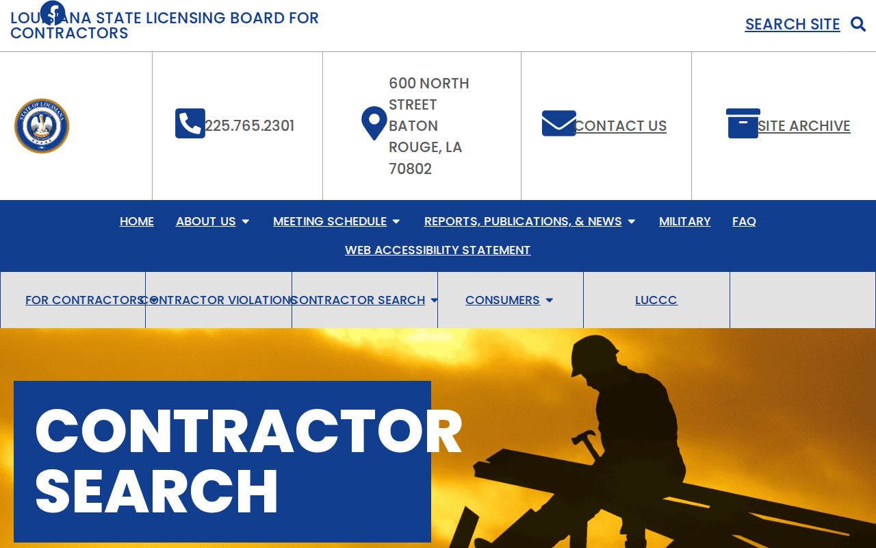 New Iberia residents directory contractor license lookup