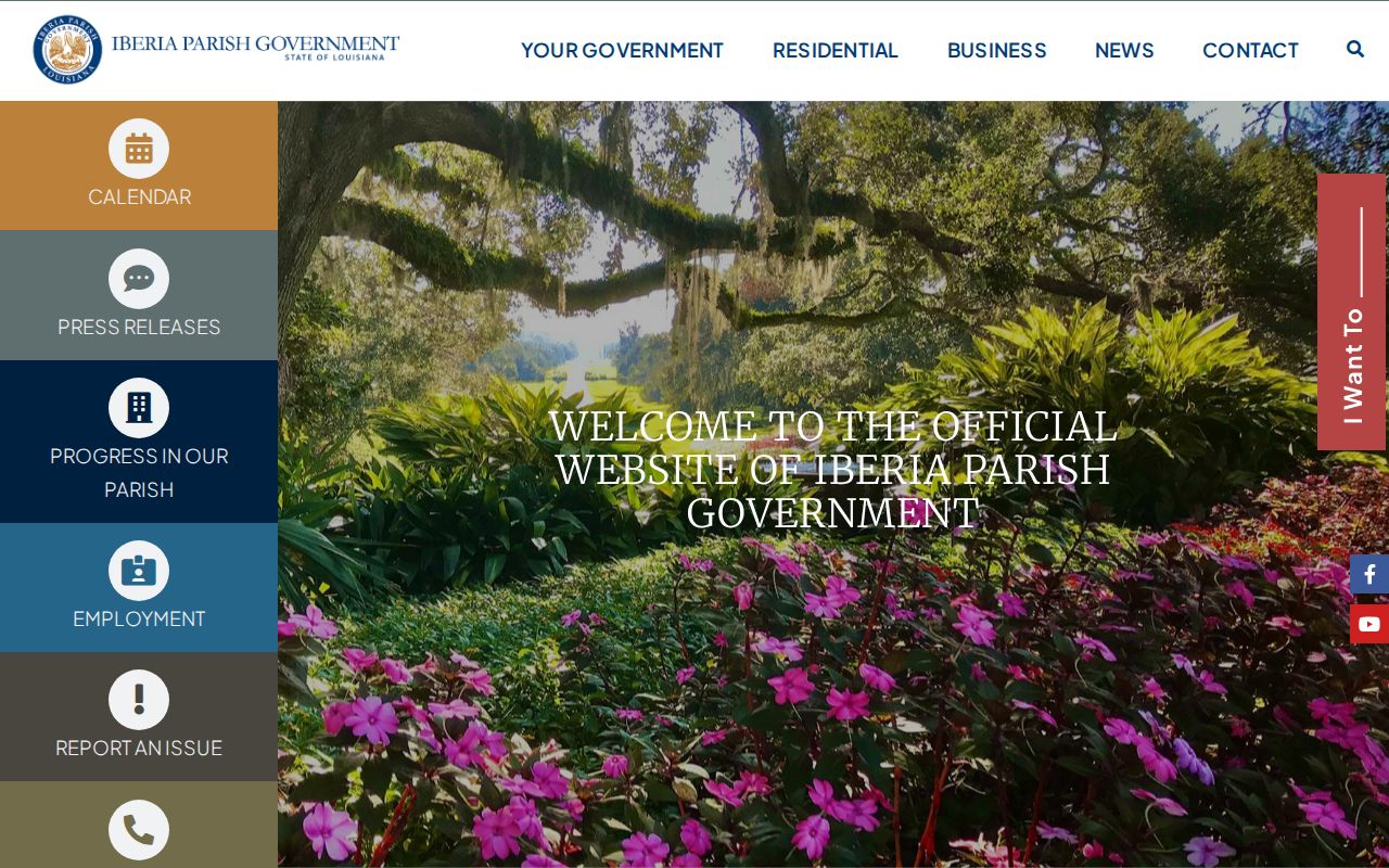New Iberia residents directory Iberia Parish Government offices