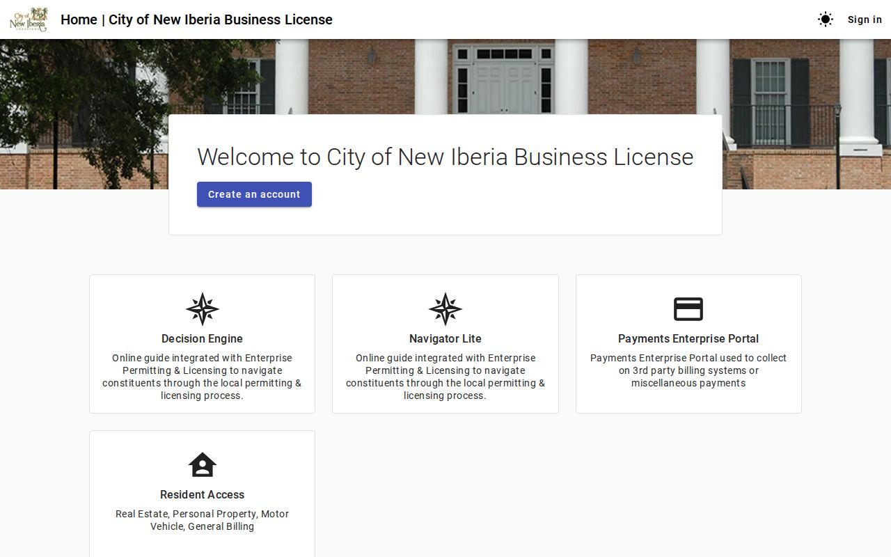New Iberia ZIP code directory city property tax search